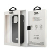 Original Case IPHONE 13 PRO Karl Lagerfeld Hardcase Saffiano Plaque black