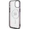 Karl Lagerfeld KLHMP15SHKHNOTK iPhone 15 6,1" transparentes Hardcase IML Karl`s Head MagSafe