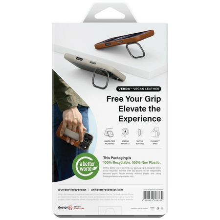 Etui UNIQ Heldro Pro do iPhone 17 Pro    Max Magclick Charging karmel