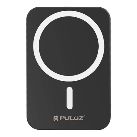 Magnetyczny uchwyt/ładowarka Puluz do telefonu PU605B (czarny)