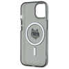 Karl Lagerfeld nakładka HC MagSafe IML Metal Choupette Head do iPhone 15 6,1" czarna