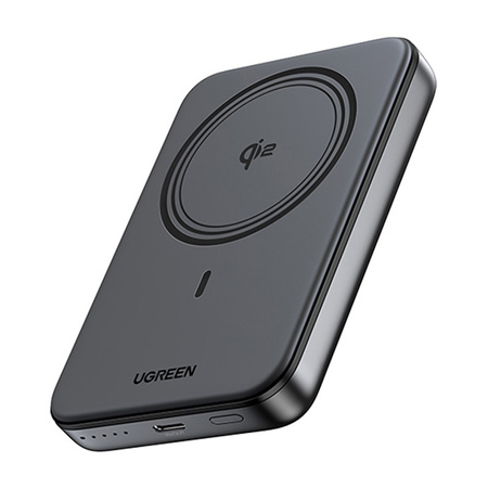 Ugreen PB763 Magnetic 10000mAh Power Bank, Qi2, USB-C, 20W (Black)