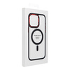 Futerał COLOR EDGE MAG COVER kompatybilny z MagSafe do IPHONE 11 czarno czerwony