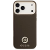 Guess Grained Strass Logo MagSafe Case für iPhone 17 Pro Max - Braun