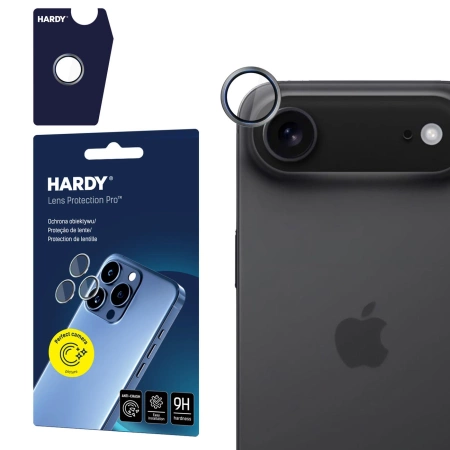Szkło na obiektyw 3mk HARDY Lens Protection Pro do iPhone 17 Air - szare