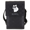 Bag Karl Lagerfeld Saffiano Monogram Choupette (KLWBSAKHPCK) black