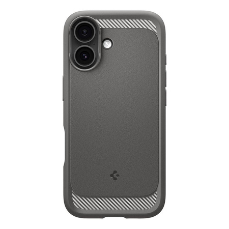 SPIGEN futerał RUGGED ARMOR MAG kompatybilny z MagSafe do IPHONE 17 gray