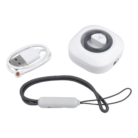 Smart Ring R11M- inteligentny pierścień ze stali ze stacją ładującą rozmiar 8 (18,1mm) czarny