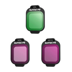 Sunnylife 3pcs Mixture CPL, ND8, ND16 for Flip