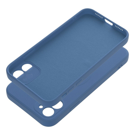Futerał Silicone Mag Cover kompatybilny z MagSafe do IPHONE 11 niebieski