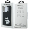 Karl Lagerfeld IML Aquarelle Choupette &amp; Logo Case for iPhone 16 Pro Max - Black