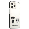 Oryginalne Etui IPHONE 13 PRO MAX Karl Lagerfeld Hardcase Karl & Choupette białe