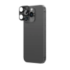 AmazingThing Aviation-Grade Alloy Tempered Glass Lens für iPhone 16 Pro / 16 Pro Max Kameraobjektiv - Schwarz