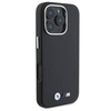 Original Handyhülle IPHONE 16 PRO BMW Hardcase M Smooth Full Wrapped Metal (BMHCP16L23PMWK) schwarz