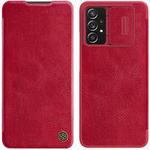 Nillkin Qin Lederholster für Samsung Galaxy A73 rot