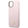 Etui IPHONE 14 PLUS Guess Hardcase Silicone Triangle fioletowe