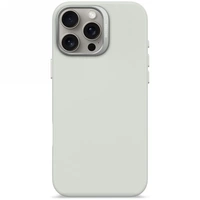 Decoded Antimikrobielle Silikon-Rückseite mit MagSafe für iPhone 16 Pro Max – Grau