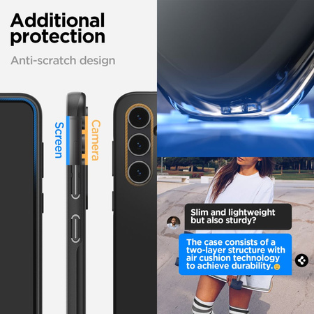 Spigen Thin Fit Hülle für Samsung Galaxy S23 FE – Schwarz