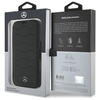 Oryginalne Etui IPHONE 16 PRO MAX Mercedes Hardcase MB Waves Leather (MEBKP16X23RWRSK) czarne