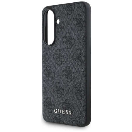 Guess 4G Metal Gold Logo Case for Samsung Galaxy A56 - Black