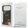 Etui Guess 4G Flowers Print MagSafe na iPhone 17 Pro - czarne