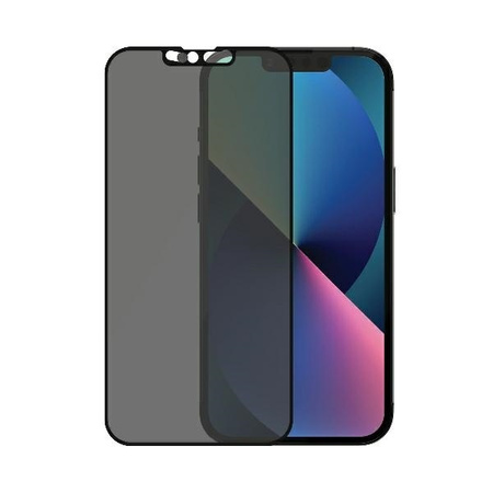 Szkło Hartowane 5D IPHONE 13 / 13 PRO PanzerGlass E2E Microfracture Case Friendly CamSlider Privacy Antibacterial (P2748) czarne