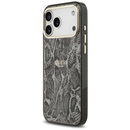 Guess Python Pattern MagSafe Case für iPhone 17 Pro Max - Schwarz