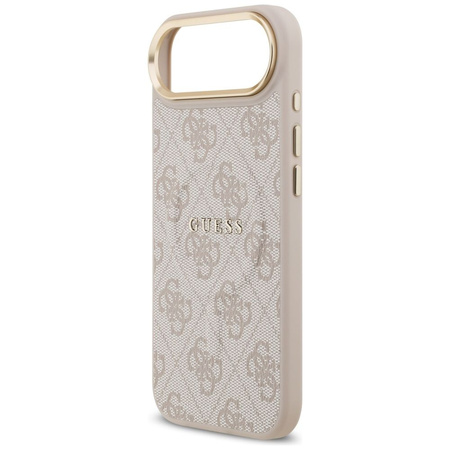 GUESS futerał do IPHONE 17 Air kompatybilny z MagSafe GUHMP17MP4MSEGCP (PU 4G W/ Classic) różowy