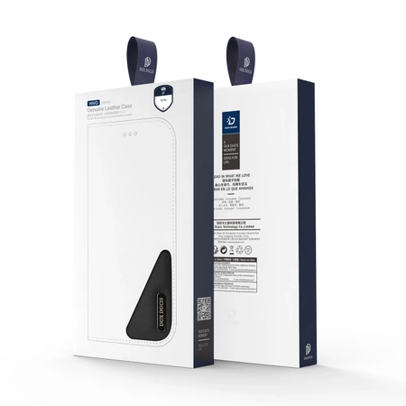 Etui Dux Ducis Hivo na iPhone 16 Pro z klapką i ochroną RFID - czarne