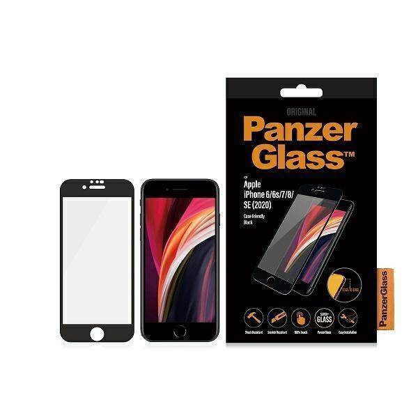 PanzerGlass E2E Super+ iPhone 6/6s/7/8 /SE 2020 Case Friendly czarny/black