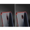 Clear Color case żelowy pokrowiec etui z metaliczną ramką Xiaomi Redmi 8A czarny