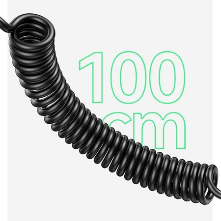 Ładowarka Samochodowa 60W USB + USB-C + Kabel USB-C Usams C33 Fast Charge CC167CC01 (US-CC167) czarna