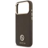 Guess Grained Strass Logo MagSafe Case für iPhone 17 Pro Max - Braun
