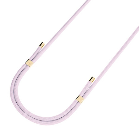 3MK EasyClip Elite Powder Pink (gold) smycz do telefonu