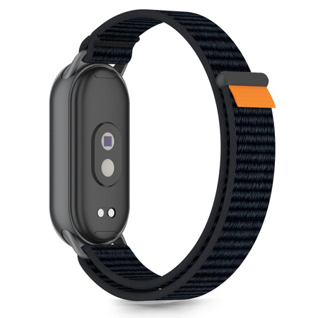 TECH-PROTECT NYLON STRIPE XIAOMI SMART BAND 8 / 9 / 10 / NFC BLACK/ORANGE