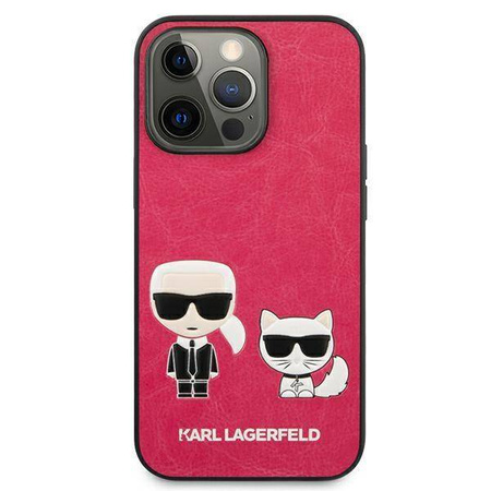 Karl Lagerfeld KLHCP13XPCUSKCP iPhone 13 Pro Max 6,7" fuksja/fushia hardcase Ikonik Karl & Choupette