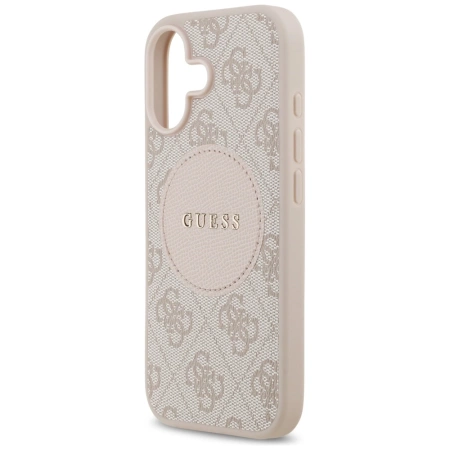 Guess 4G Circle Classic Logo MagSafe Case für iPhone 17 - Pink