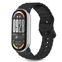 TECH-PROTECT SILICONE SPORT XIAOMI SMART BAND 8 / 9 / 10 / NFC BLACK