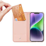 Dux Ducis Skin Pro Wallet Case for iPhone 15 - Pink