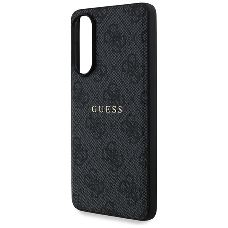 Guess 4G Ring Classic Logo MagSafe - Etui Samsung Galaxy S25 Edge (czarny)