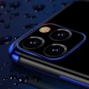 Clear Color Case TPU-Gel-Cover mit Metallrahmen für Xiaomi Redmi Note 11S / Note 11 schwarz