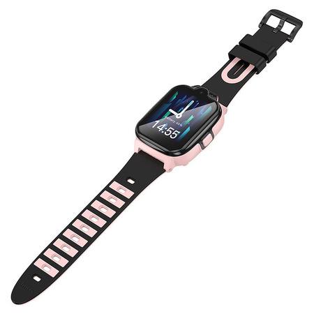 HOCO smartwatch dla dzieci z funkcją rozmowy 4G Y104 różowy