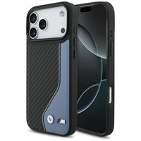 BMW M Carbon Logo MagSafe Case für iPhone 17 Pro Max – Blau