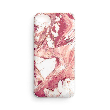 Wozinsky Marble żelowe etui pokrowiec marmur Samsung Galaxy M51 różowy