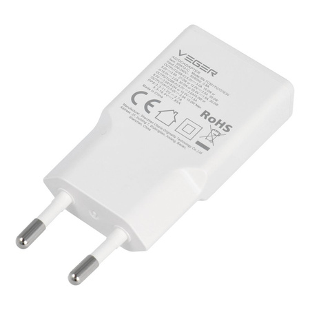 VEGER ładowarka sieciowa USB A + USB C QC PD 30W 30W1A1C biała
