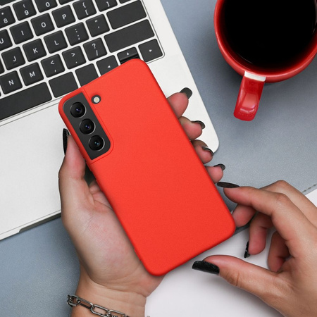 Futerał SILICONE do SAMSUNG S25 brzoskwiniowy