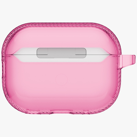 Etui UNIQ Glase Pro do AirPods Pro 3     Lock Case różowy