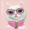 Nimmy etui iPhone 16 6.1" różowy/pink     Cool&Cute 2.0 Cat