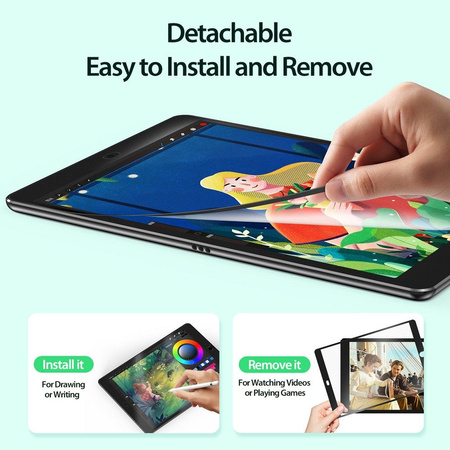 DUX DUCIS protektor NAAD ochronny na LCD o strukturze papieru do iPad 7/8/9 10.2"
