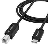 Wozinsky WKDDY1S USB-B - USB-C Kabel 1m - Schwarz